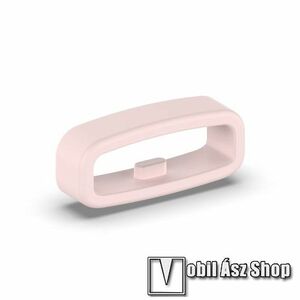 Okosóra szíj bújtató - 1db, szilikon, 20mm széles szíjakhoz, csúszásmentes, a feltüntetett méret a bujtató belső szélességét jelöli! - RÓZSASZÍN kép