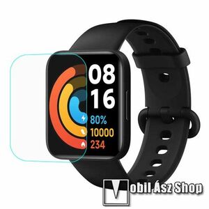 Xiaomi Redmi Watch, Watch 2, Mi Watch Lite, Poco Watch, TPU okosóra képernyővédő fólia, 1db, Clear, törlőkendővel kép