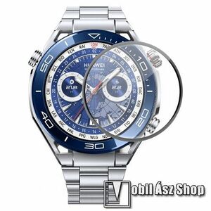 ENKAY HAT-PRINCE HD PMMA flexibilis okosóra üvegfólia - FEKETE - 1db - A TELJES ELŐLAPOT VÉDI! - HUAWEI Watch Ultimate - GYÁRI kép