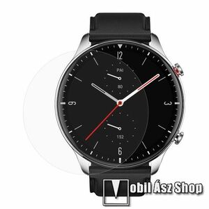 Xiaomi Amazfit GTR 2 New Version, TPU okosóra képernyővédő fólia, 1db, Clear, törlőkendővel kép
