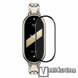 ENKAY HAT-PRINCE HD PMMA flexibilis okosóra üvegfólia - FEKETE - 1db - Xiaomi Smart Band 8 - GYÁRI kép