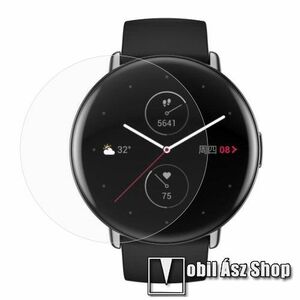 Xiaomi Amazfit Zepp E Circle, TPU okosóra képernyővédő fólia, 1db, Clear, törlőkendővel kép