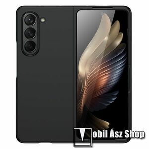 Műanyag védő tok / hátlap - FEKETE - műanyag előlapvédő keret - SAMSUNG Galaxy Z Fold5 (SM-F946) kép