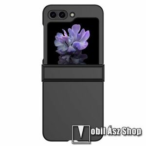 OTT! HINGE DESIGN műanyag védő tok / hátlap - FEKETE - zsanérvédő kialakítás, erősített sarkok - ERŐS VÉDELEM! - SAMSUNG Galaxy Z Flip5 kép