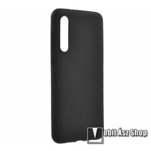 Szilikon védő tok / hátlap - MATT - FEKETE - Xiaomi Mi 9 Pro / Xiaomi Mi 9 Pro 5G kép