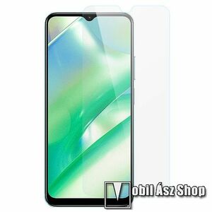 Előlap védő karcálló edzett üveg - 0, 3 mm vékony, 9H, Arc Edge, A képernyő sík részét védi - Realme C33 (2023) / Realme C33 kép