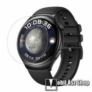 Huawei Watch 4, TPU okosóra képernyővédő fólia, 1db, Clear, törlőkendővel kép