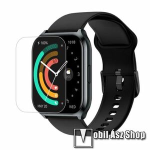 Xiaomi Haylou Watch 2 Pro, TPU okosóra képernyővédő fólia, 1db, Clear, törlőkendővel kép