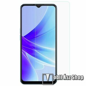 Előlap védő karcálló edzett üveg - 0, 3 mm vékony, 9H, Arc Edge, A képernyő sík részét védi - Oppo A57 4G / A57s 4G / A57e 4G / A77s 4G kép