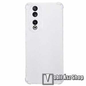 Szilikon védő tok / hátlap - FÉNYES - ÁTLÁTSZÓ - erősített sarkok - HUAWEI Honor 90 kép