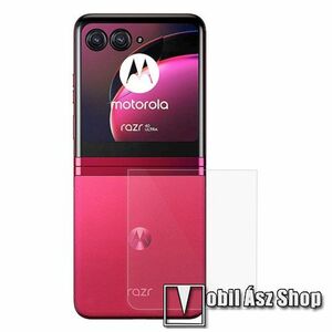 Hátlapvédő fólia - TPU, HD Clear, 1db, A TELJES HÁTLAPOT VÉDI! - MOTOROLA Razr 40 Ultra kép
