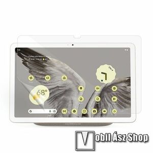 Képernyővédő fólia - Clear - 1db, törlőkendővel, A TELJES KIJELZŐT VÉDI! - Google Pixel Tablet kép