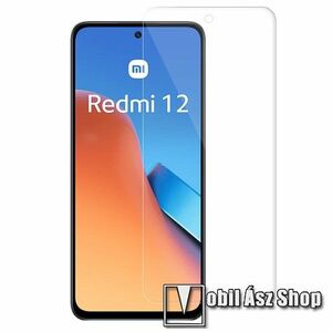 Előlap védő karcálló edzett üveg - 0, 3 mm vékony, 9H, Arc Edge, A képernyő sík részét védi - Xiaomi Redmi Redmi 13 4G / 13 5G / 12 4G / 12 5G / Note 12R / Poco M6 Pro 5G kép