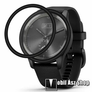 Okosóra Flexible Nano Glass rugalmas edzett üveg - 2db, 3D Curved, A teljes kijelzőt védi! - Garmin vívomove Trend kép