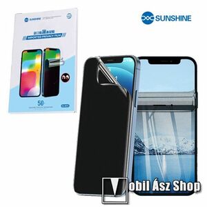 SUNSHINE Hydrogel TPU képernyővédő fólia - Anti-Peep, Betekintés elleni védelemmel! - 1db, TOKBARÁT - Blackview A55 Pro - GYÁRI kép