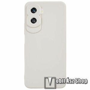 Szilikon védő tok / hátlap kameravédelemmel - CSONTFEHÉR - HUAWEI Honor X50i kép