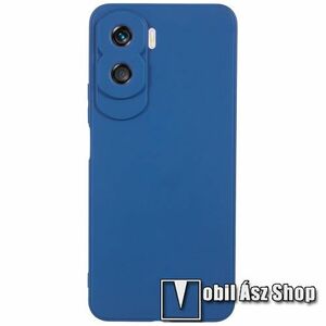 Szilikon védő tok / hátlap kameravédelemmel - SÖTÉTKÉK - HUAWEI Honor X50i kép