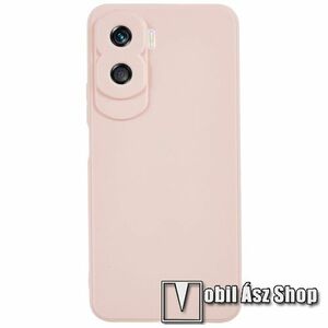 Szilikon védő tok / hátlap kameravédelemmel - RÓZSASZÍN - HUAWEI Honor X50i kép