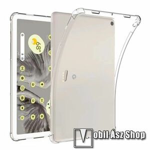 Szilikon védő tok / hátlap - ÁTLÁTSZÓ - erősített sarkok - Google Pixel Tablet kép