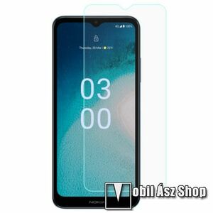 Előlap védő karcálló edzett üveg - 0, 3 mm vékony, 9H, Arc Edge, A képernyő sík részét védi - NOKIA C300 kép