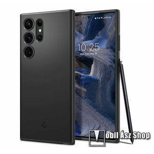 SPIGEN THIN FIT műanyag védő tok / hátlap - FEKETE - 1, 55 mm vékony - SAMSUNG Galaxy S23 Ultra (SM-S918) - ACS05609 - GYÁRI kép