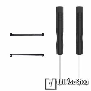 Okosóra fém tengely - 2db / 1pár, csavarhúzóval - FEKETE - Xiaomi Amazfit T-Rex Ultra kép