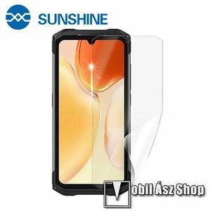 SUNSHINE Hydrogel TPU képernyővédő fólia - Ultra Clear, ÖNREGENERÁLÓ! - 1db, a teljes képernyőt védi - Oukitel WP20 Pro - GYÁRI kép