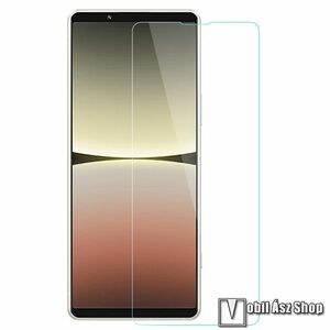 AMORUS előlap védő karcálló edzett üveg - 0, 3 mm vékony, 9H, Arc Edge, A képernyő sík részét védi - SONY Xperia 5 IV (XQCQ54) - GYÁRI kép