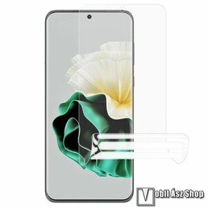 SUNSHINE Hydrogel TPU képernyővédő fólia - Ultra Clear, ÖNREGENERÁLÓ! - 1db, a teljes képernyőt védi - HUAWEI P60 Pro - GYÁRI kép