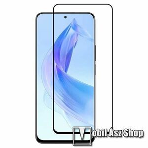 RURIHAI 3D előlap védő karcálló edzett üveg, 0.26mm, a teljes felületén tapad - FEKETE - A TELJES KIJELZŐT VÉDI! - HUAWEI Honor X50i / X40i / Honor 90 Lite / Play7T Pro - GYÁRI kép