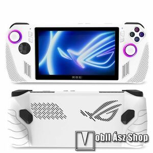 Szilikon védő tok / hátlap - FEHÉR - csúszásgátló, hőelvezetés, ERŐS VÉDELEM! - ASUS ROG Ally (2023) kép