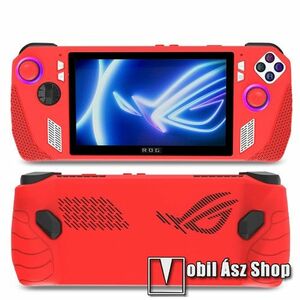 Szilikon védő tok / hátlap - PIROS - csúszásgátló, hőelvezetés, ERŐS VÉDELEM! - ASUS ROG Ally (2023) kép
