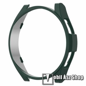 Okosóra műanyag védő tok / keret - SÖTÉTZÖLD - SAMSUNG Galaxy Watch6 44mm (SM-R940/945) kép