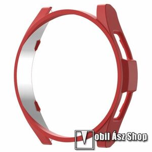 Okosóra műanyag védő tok / keret - PIROS - SAMSUNG Galaxy Watch6 44mm (SM-R940/945) kép