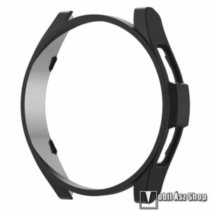 Okosóra műanyag védő tok / keret - FEKETE - SAMSUNG Galaxy Watch6 44mm (SM-R940/945) kép