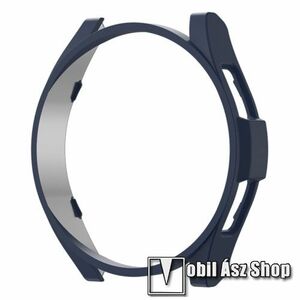 Okosóra műanyag védő tok / keret - SÖTÉTKÉK - SAMSUNG Galaxy Watch6 44mm (SM-R940/945) kép