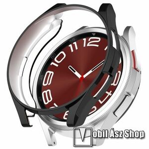 Okosóra szilikontok - GALVANIZÁLT FEKETE - SAMSUNG Galaxy Watch6 Classic 47mm (SM-R960/965) kép