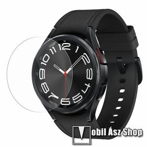 Okosóra előlap védő karcálló edzett üveg - 1db - 0.3mm, 9H, A képernyő sík részét védi - SAMSUNG Galaxy Watch6 Classic 47mm (SM-R960/965) / Galaxy Watch Ultra (SM-L705) kép