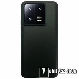 Szilikon védő tok / hátlap - MATT - FEKETE - Xiaomi 13T / 13T Pro / Redmi K60 Ultra kép