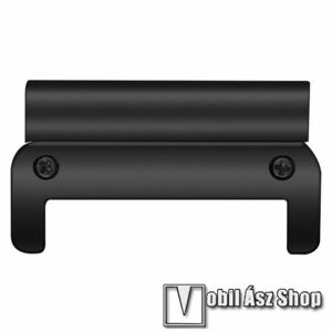 Okosóra fém csatlakozó adapter - 1db - FEKETE - bármilyen 20mm-es teleszkópos szíjjal használható - Garmin Fenix 7 / 5 / 5 Plus / 5 Plus Sapphire / 6 / 6 Pro / 6 Sapphire / Instinct / Forerunner 935 / 745 / 945 / Quatix 3 / Descent kép