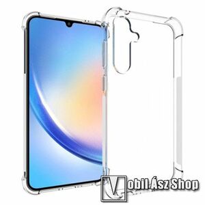 Szilikon védő tok / hátlap - FÉNYES - ÁTLÁTSZÓ - erősített sarkok - SAMSUNG Galaxy S23 FE (SM-S711) kép