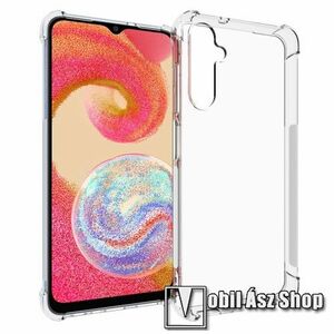 Szilikon védő tok / hátlap - FÉNYES - ÁTLÁTSZÓ - erősített sarkok - SAMSUNG Galaxy A05 (SM-A055) kép