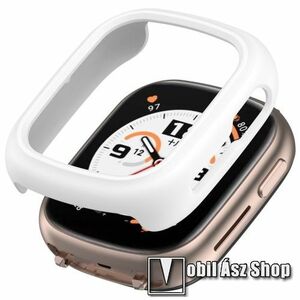 Okosóra műanyag védő tok / keret - FEHÉR - HUAWEI Honor Watch 4 kép