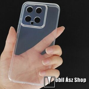 Szilikon védő tok / hátlap - ÁTLÁTSZÓ - Xiaomi 14 kép