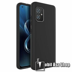 IMAK UC-3 szilikon védő tok / hátlap - MATT FEKETE - ASUS Zenfone 8 (ZS590KS) - GYÁRI kép