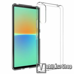 Szilikon védő tok / hátlap - ÁTLÁTSZÓ - SONY Xperia 10 V kép