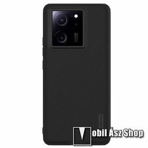 NILLKIN SUPER FROSTED PRO műanyag védő tok / hátlap - FEKETE - szilikon keret, textúrált felület, erősített sarkok - ERŐS VÉDELEM! - Xiaomi Redmi K60 Ultra - GYÁRI kép