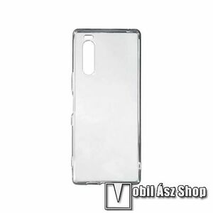 Szilikon védő tok / hátlap - ÁTLÁTSZÓ - SONY Xperia 5 kép