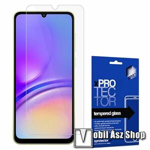 Xpro előlap védő karcálló edzett üveg - 0, 33 mm vékony, 9H, Arc Edge, A képernyő sík részét védi - SAMSUNG Galaxy A05 (SM-A055) - GYÁRI kép