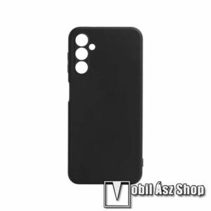 YOOUP IMPULSUM szilikon védő tok / hátlap - FEKETE - kameravédelem, mikroszálas szövet karcolásmentesítő belső - SAMSUNG Galaxy S23 FE (SM-S711) kép